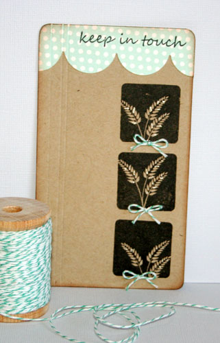 stamps: Take Three: Fall<br />
ink: True Black<br />
paper: Kraft, Library Ledger<br />...