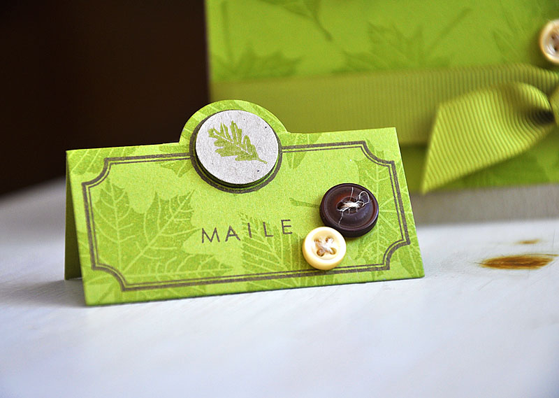 Stamps:  Places, Please, Leaf Prints &amp; Simple Alphabet<br />
Ink:  Dark Chocolate, Simply...