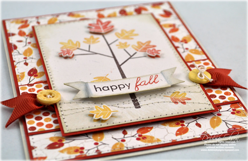 Stamps: Falling Leaves<br />
Papers: Autumn Abundance<br />
Cardstock: Terracotta Tile, Rustic...
