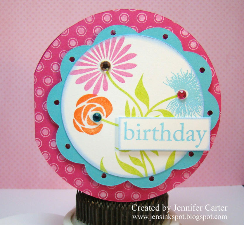 Stamps: Four of a Kind, Round &amp; Round<br />
Paper: Raspberry Fizz, Hawaiian Shores,...