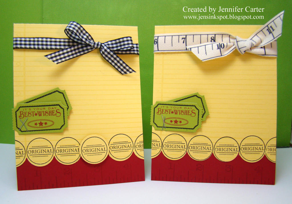 Stamps:  It's Official, Just the Ticket<br />
Paper: Harvest Gold, Pure Poppy, Simply...