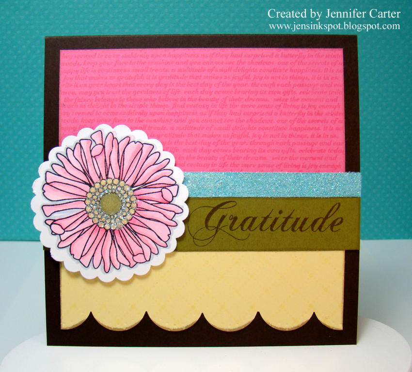 Supplies (all PTI unless noted) <br />
Stamps:  Friends 'Til the End, Spiral Bouquet, Tin...