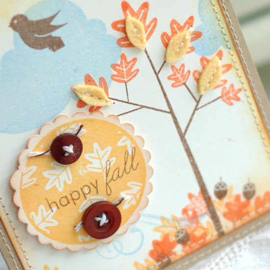 Stamps:  Falling Leaves, Up, Up, and Away, 2009 Autumn Tags, Birds of a Feather, Fancy...
