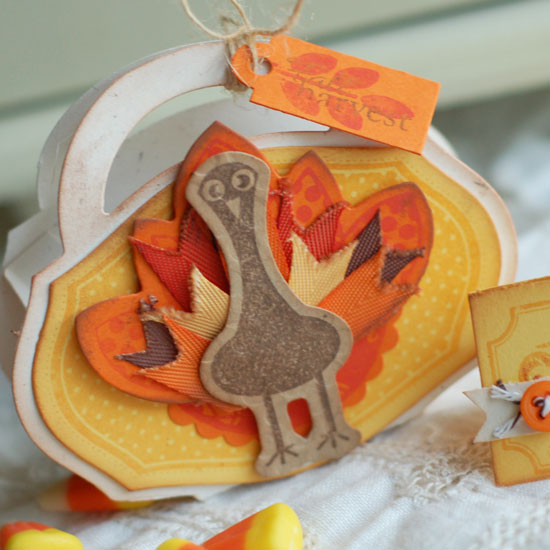 Stamps:  Gobble, Gobble, For the Graduate<br />
Ink:  Dark Chocolate, Summer Sunrise,...