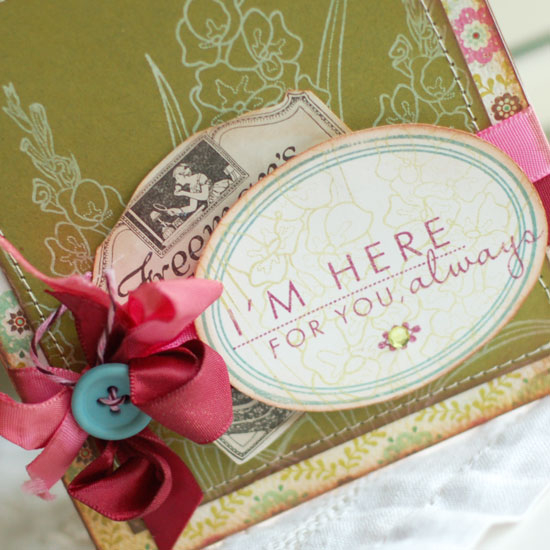 Stamps:  Year of Flowers: Gladiolus, Borders and Corners: Oval<br />
Ink:  Fresh Snow, Scarlett...