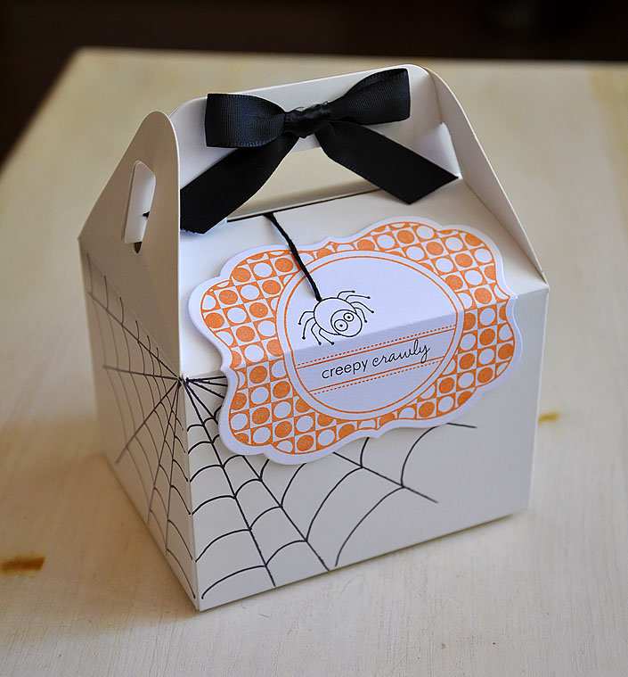 Stamps:  Tiny Treats:  Halloween<br />
Ink:  Orange Zest &amp; True Black<br />
Cardstock:...