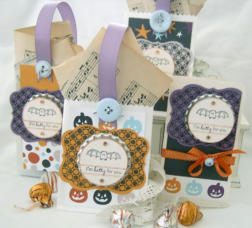 Papertrey Ink Supplies Used:<br />
Stamps:<br />
Tiny Treats:  Halloween<br />
Ink:<br />...
