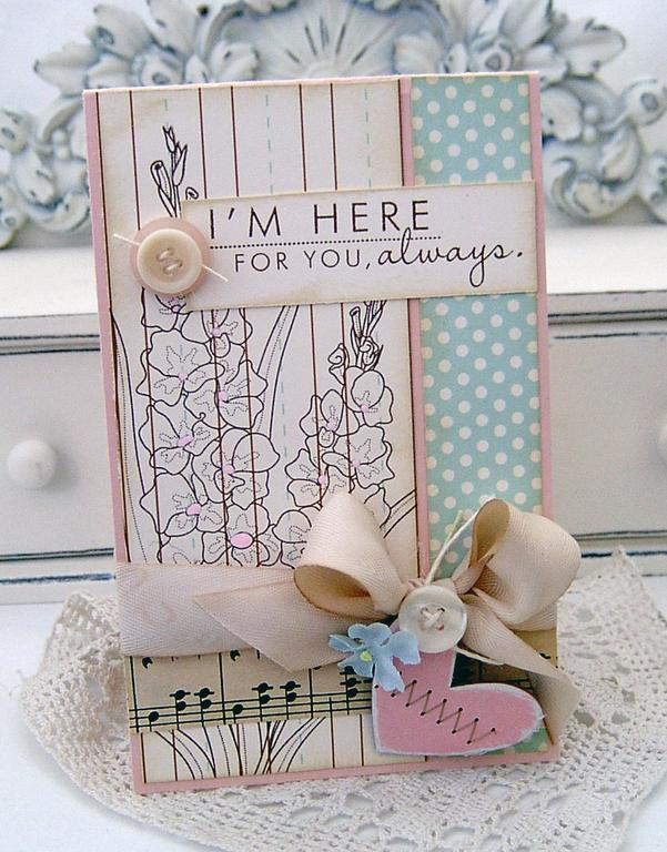 Papertrey Ink Supplies Used:<br />
Stamps:<br />
Year of Flowers:  Gladiolus<br />
Ink:<br />...