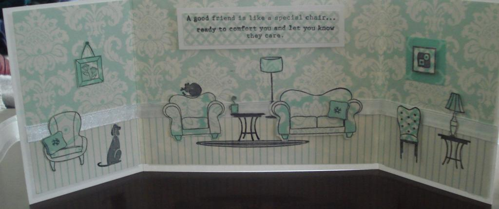 On my Couch and Chair-shed the inside