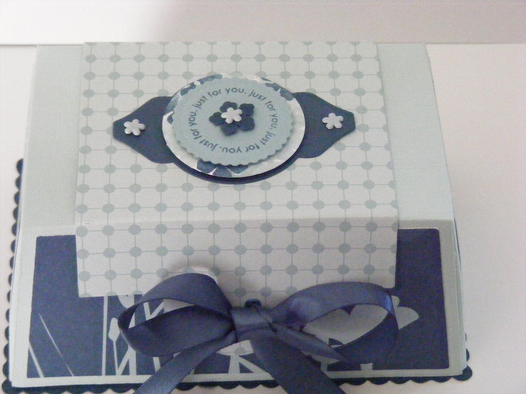 Papertrey Stamps<br />
Stampin Up Paper<br />
Box SVG file "The Flapper"  MYME