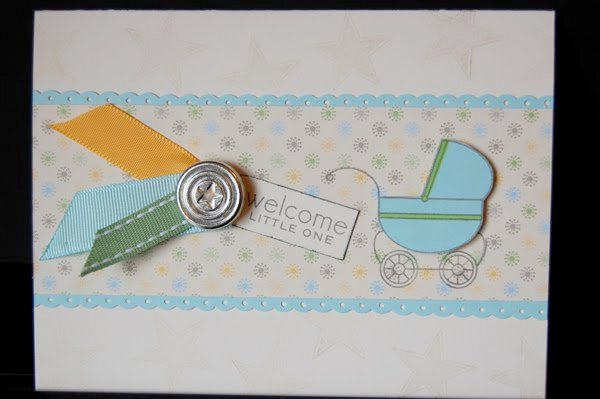 Another Baby Shower<br />
Here&#039;s another Baby Shower card using Bitty Baby Blessings &amp;...