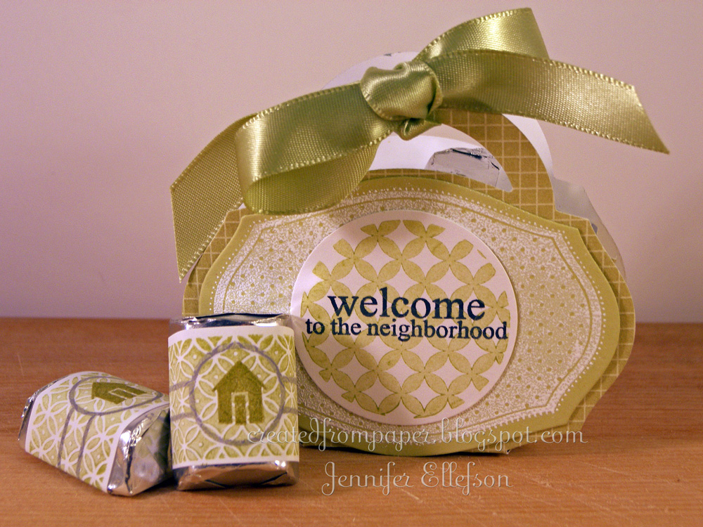 Welcome to the Neighborhood<br />
<br />
Paper: Spring Moss cardstock, Spring Moss Bitty Box...