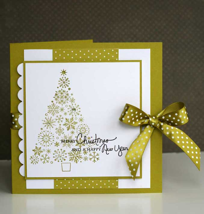 Products used:<br />
<br />
Simply chartreuse card, bitty dots 2009 paper and ribbon<br />...