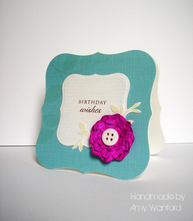 My attempt at making my own flower embellishment!<br />
TFL!<br />
x<br />
<br />
<br />...