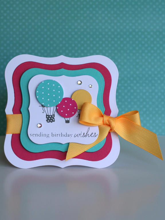 Products used:<br />
<br />
Spellbinders label 1 and circles dies<br />
Card - PTI raspberry...