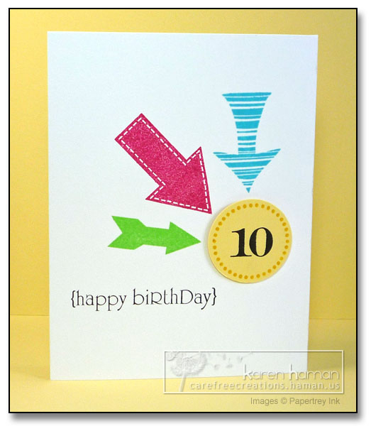 Supplies<br />
Stamps: Get to the Point, Birthday Bash Sentiments, Borders &amp; Corners:...