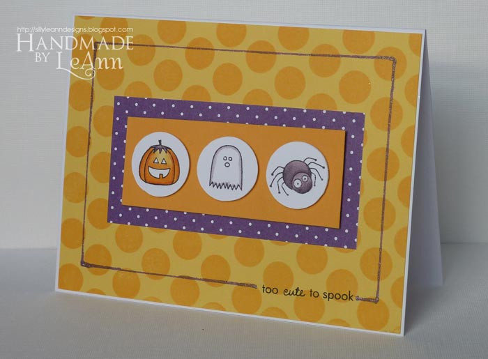 -All PTI unless noted-<br />
Stamps: Tiny Treats: Halloween, Polka Dot Basics II<br />
Paper:...