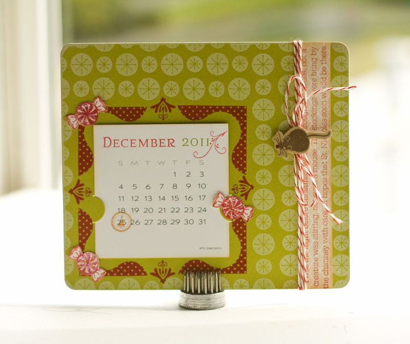 # Stamps- Background Basics: Christmas, Calendar Basics<br />
# Ink- Pure Poppy, Fresh Snow,...