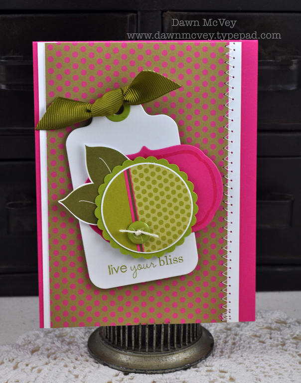 Paper: raspberry fizz, simply chartreuse, stamper's select white, Color Couture September...