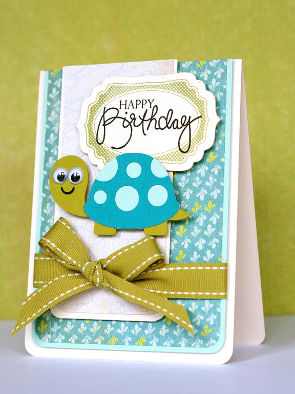 Stamps - PTI birthday bash sentiments, Waltzing Mouse Stamps vintage labels 4<br />
Card - PTI...