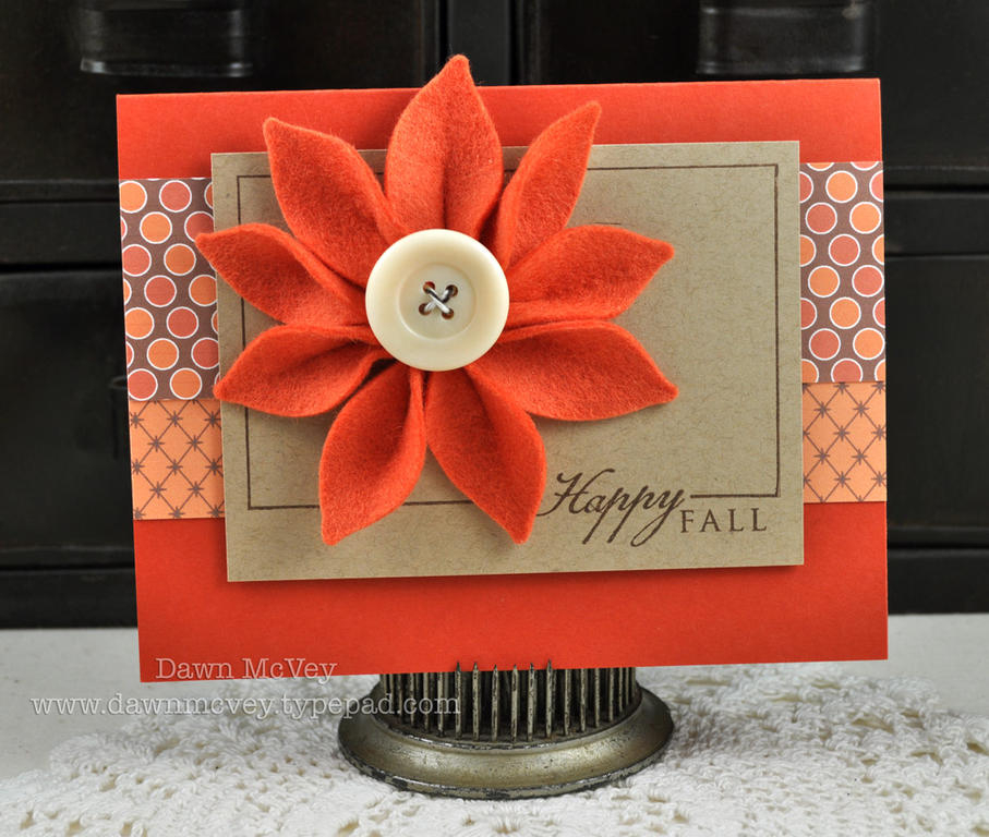 Paper: terracotta tile, kraft, Color Couture September Download patterned papers<br />
Stamps:...