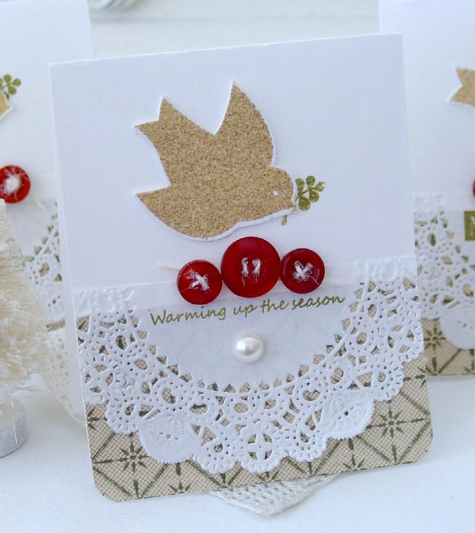 Papertrey Ink Supplies Used:<br />
Stamps:<br />
Peace Be Still and Holiday Spirit...