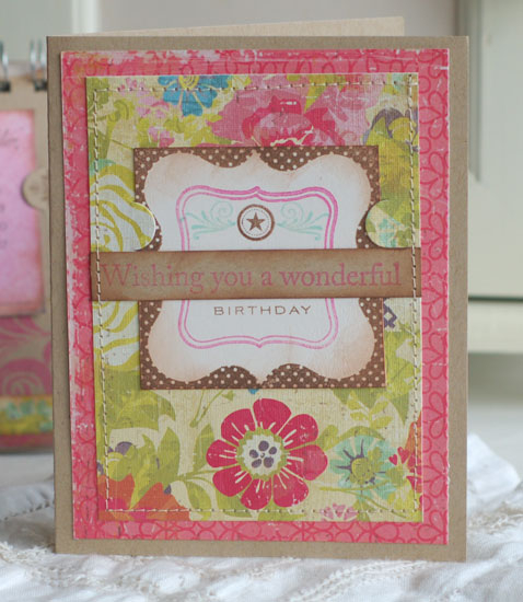 Stamps:  Calendar Basics, Vintage Labels<br />
Ink:  Raspberry Fizz, Aqua Mist, Simply...