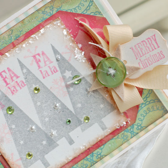 Stamps:  Trees With Trimmings<br />
Ink:  Smokey Shadow, Sweet Blush, Hibiscus<br />...