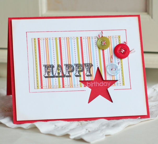 Stamps:  Framed, Say it With Style<br />
Ink:  True Black, Fresh Snow, Pure Poppy<br />...