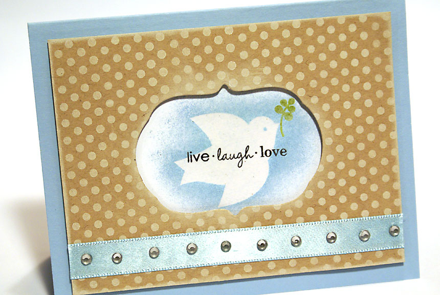 stamps: Peace, Be Still, Fillable Frames #8, Polka Dot Basics II<br />
<br />
ink: Fresh Snow,...