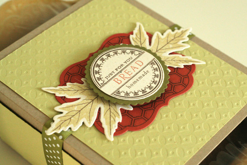 Stamps: Everyday Treats and Leaf Prints<br />
Impression Plate: Diamonds<br />
Dies: Leaf...