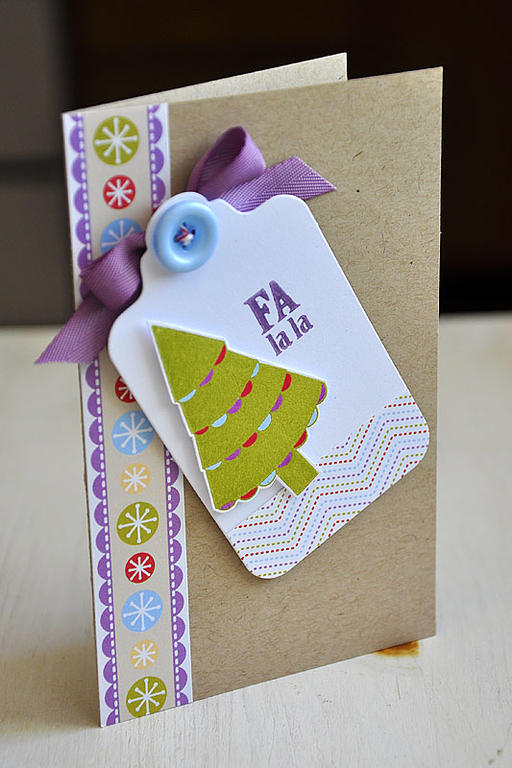 Stamps:  Trees With Trimmings<br />
Ink:  Simply Chartreuse &amp; Plum Pudding<br />...