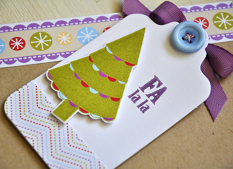 Stamps:  Trees With Trimmings<br />
Ink:  Simply Chartreuse &amp; Plum Pudding<br />...
