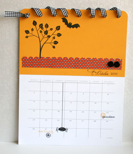 stamps: Calendar Basics, Falling Leaves, Tiny Treats: Halloween, Been Boo&#039;d<br />
ink:...
