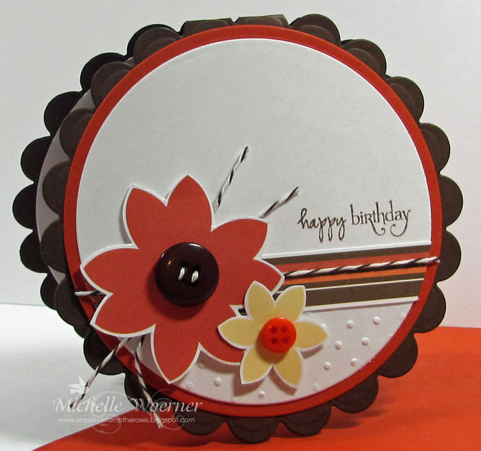 Circle card made with Volume 9 color couture