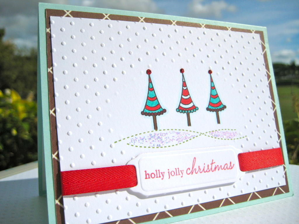 Christmas card using Wonderfully Whimsical and Holiday Button Bits. For more info, please visit...