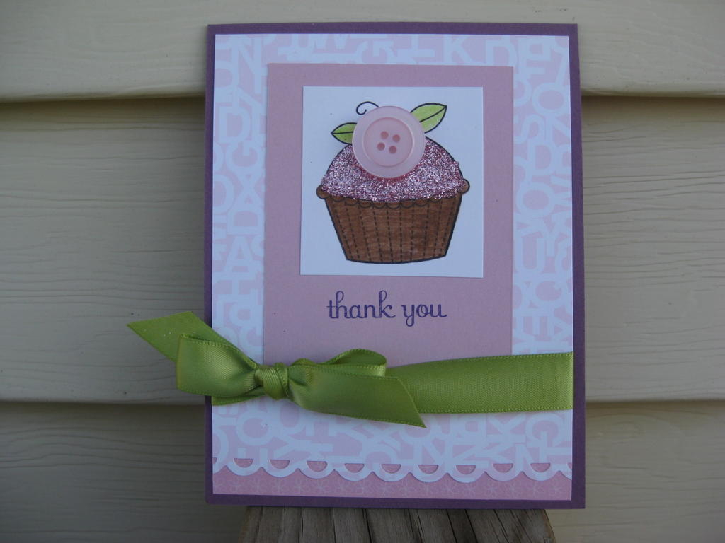 baby cupcake thank you