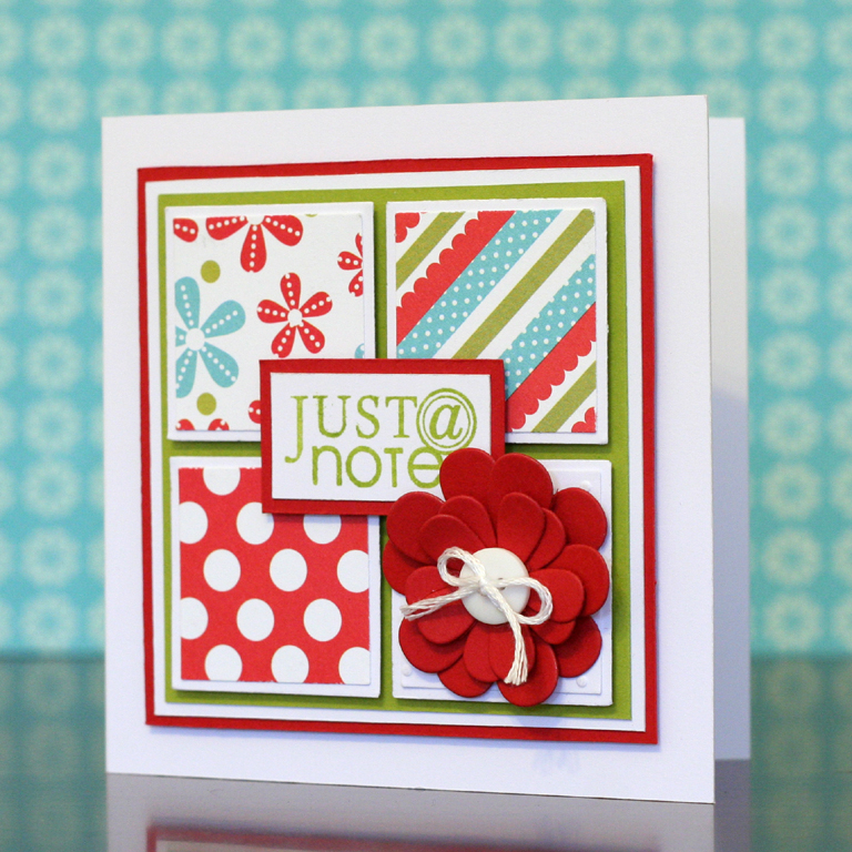 Supplies:<br />
<br />
Stamps - PTI take note<br />
Ink - PTI simply chartreuse<br />
Paper...