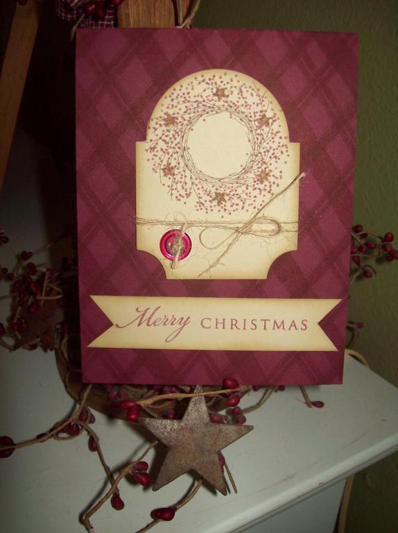 Wreath for All Seasons, Distressed Stripes