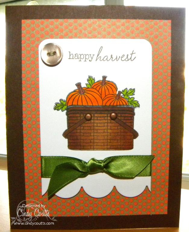 Happy Harvest Pumpkin Basket