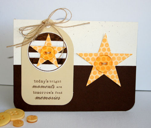 stamps: Mini Scrapbook Series: Journaling Circle<br />
ink: Dark Chocolate<br />
paper: Rustic...