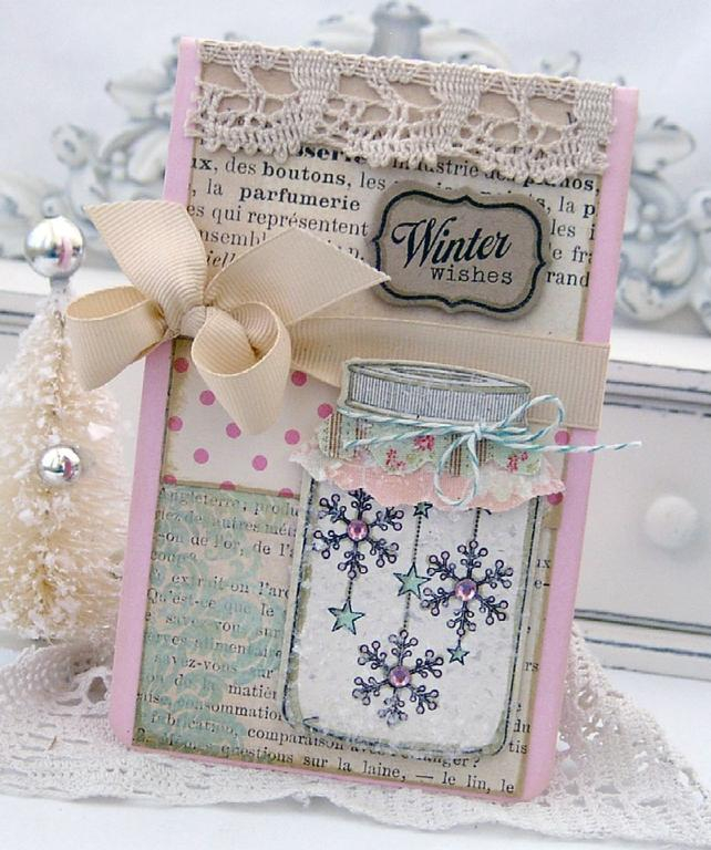 Papertrey Ink Supplies Used:<br />
Stamps:<br />
Friendship Jar Holiday Fillers<br />...