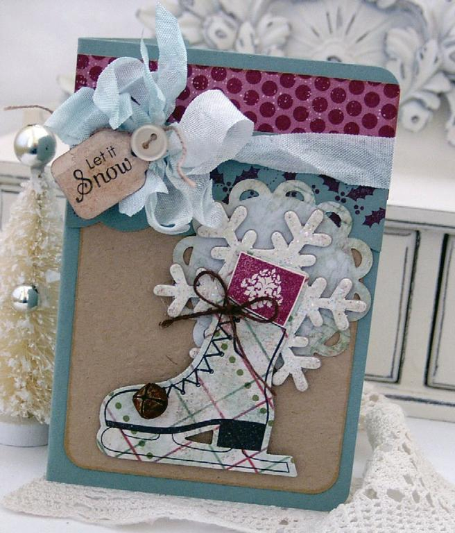 Papertrey Ink Supplies Used:<br />
Stamps:<br />
On Ice<br />
Holly Jolly<br />
Ink:<br />...