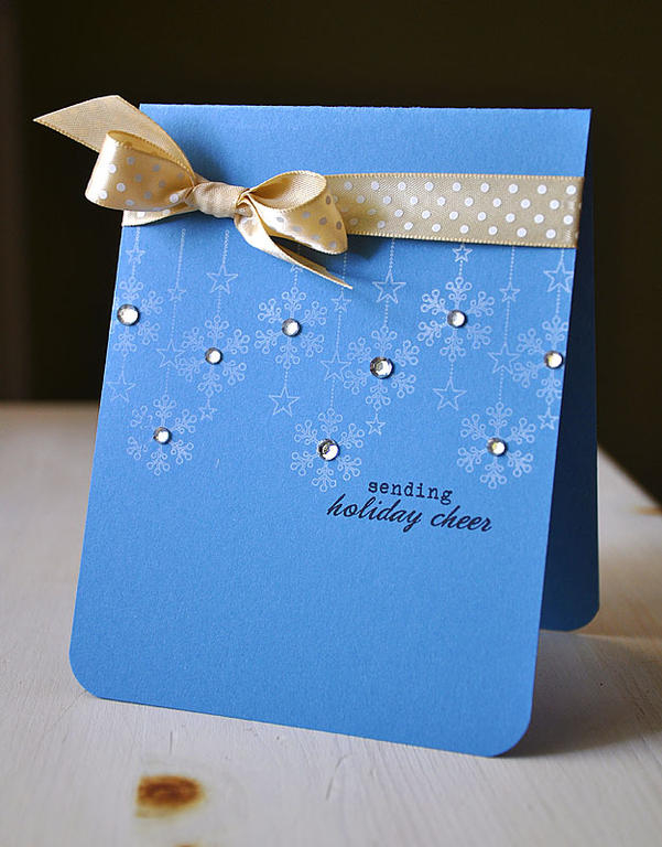 Stamps:  Friendship Jar Holiday Fillers<br />
Ink:  Fresh Snow &amp; True Black<br />...