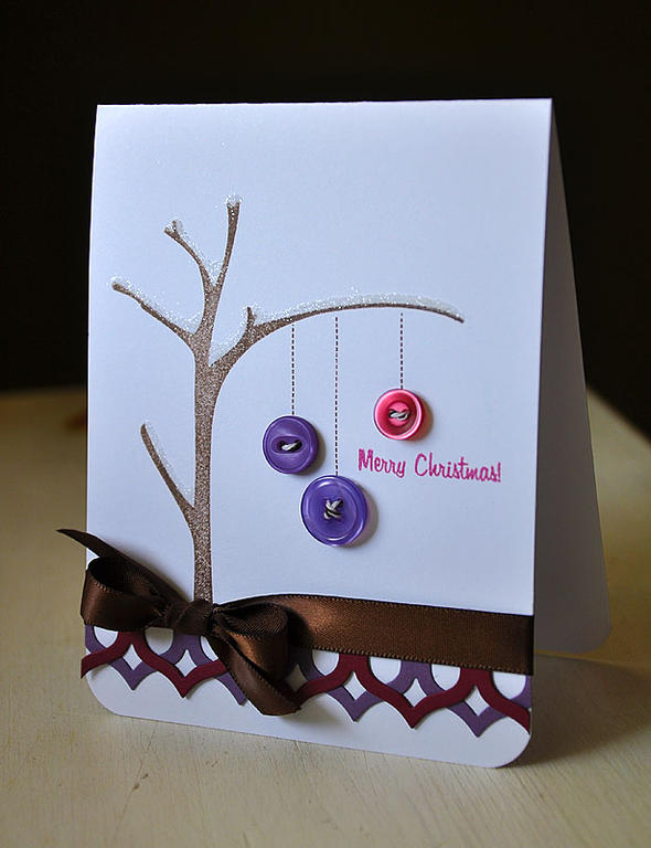 Stamp:  Merry Little Christmas<br />
Ink:  Dark Chocolate &amp; Raspberry Fizz<br />...