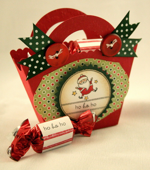 Stamps: Tiny Treats Christmas and Background Basics Distressed Stripes<br />
Cardstock: Pure...