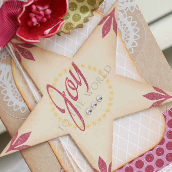 Stamps:  Big and Bold Holiday Wishes, Borders and Corners {Circle}<br />
Ink:  Scarlett Jewel,...