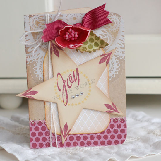 Stamps:  Big and Bold Holiday Wishes, Borders and Corners {Circle}<br />
Ink:  Scarlett Jewel,...