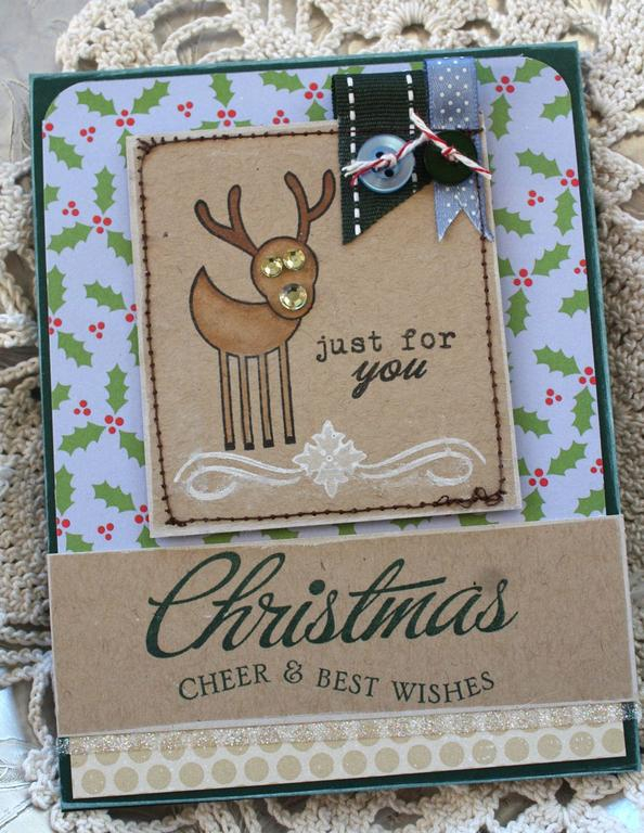 Stamps:Holiday Sparkle, Big &amp; Bold Holiday Wishes, Fillable Frames #9<br />
Ink:Hunter...