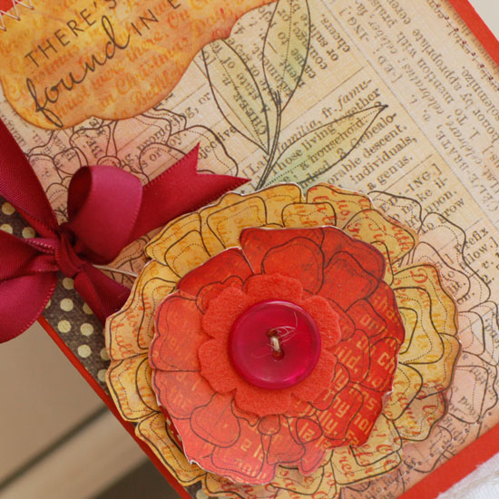 Stamps:  Year of Flowers: Marigolds<br />
Ink:  True Black<br />
Cardstock:  Terracotta...